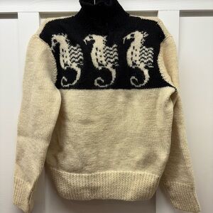Seahorse Patterned Sweater